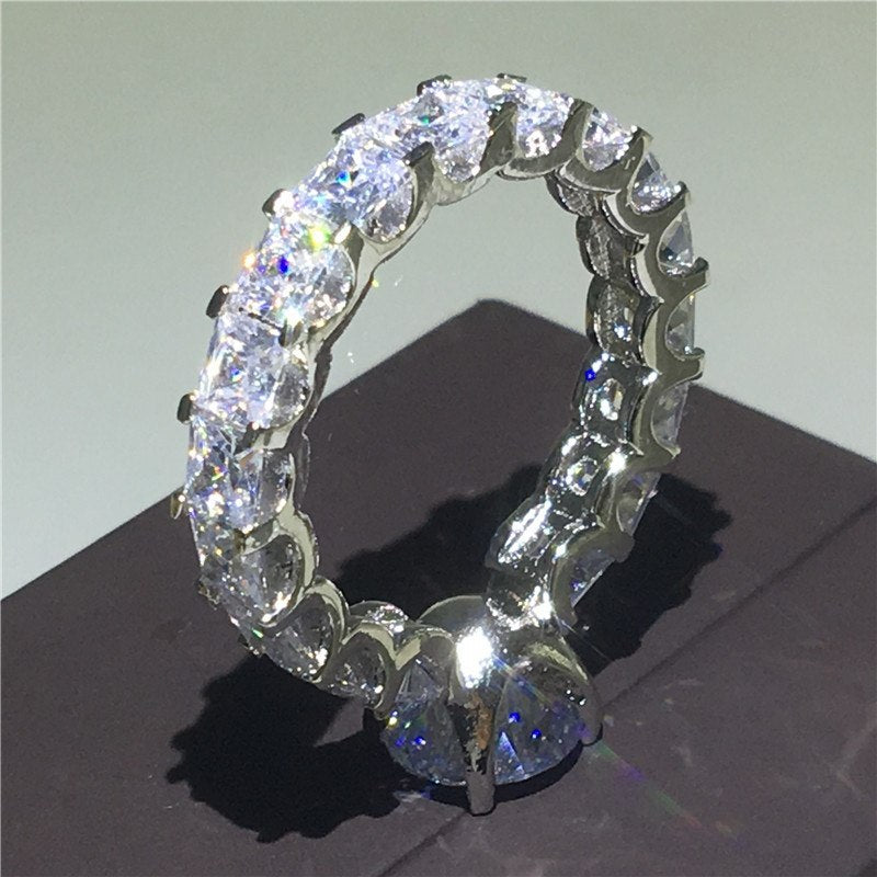 1ct Zirconia S925 Sterling Silver Promise Ring