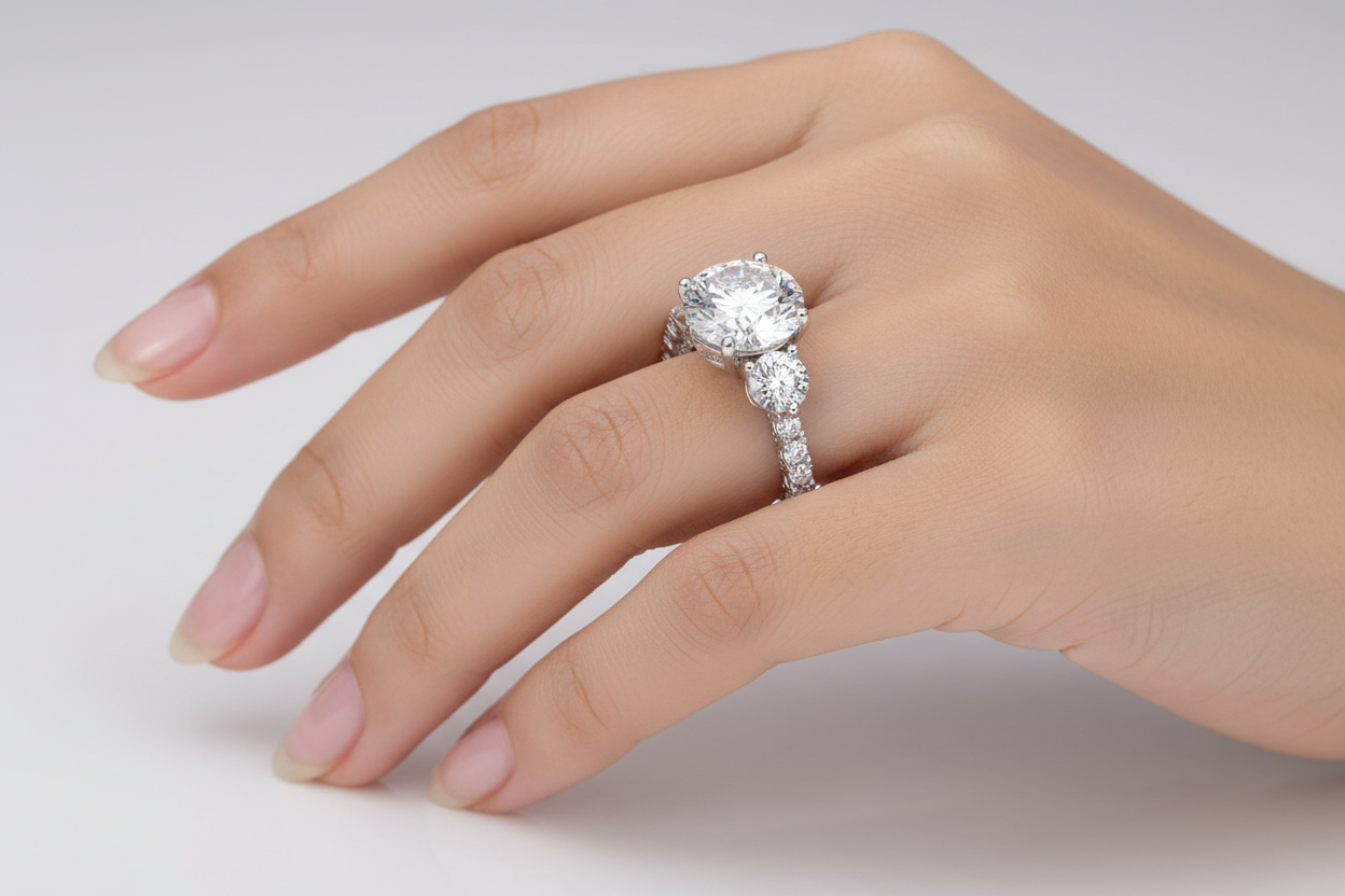 The "Grand Horizon" 5-Carat Halo Masterpiece