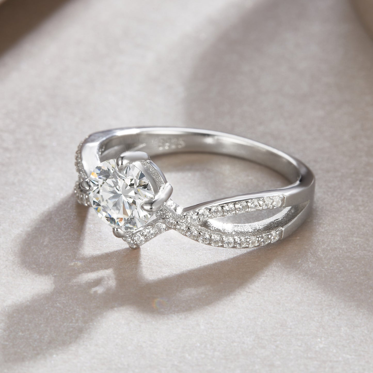 The "Sacred Vow" 2-Carat Moissanite Wedding Band