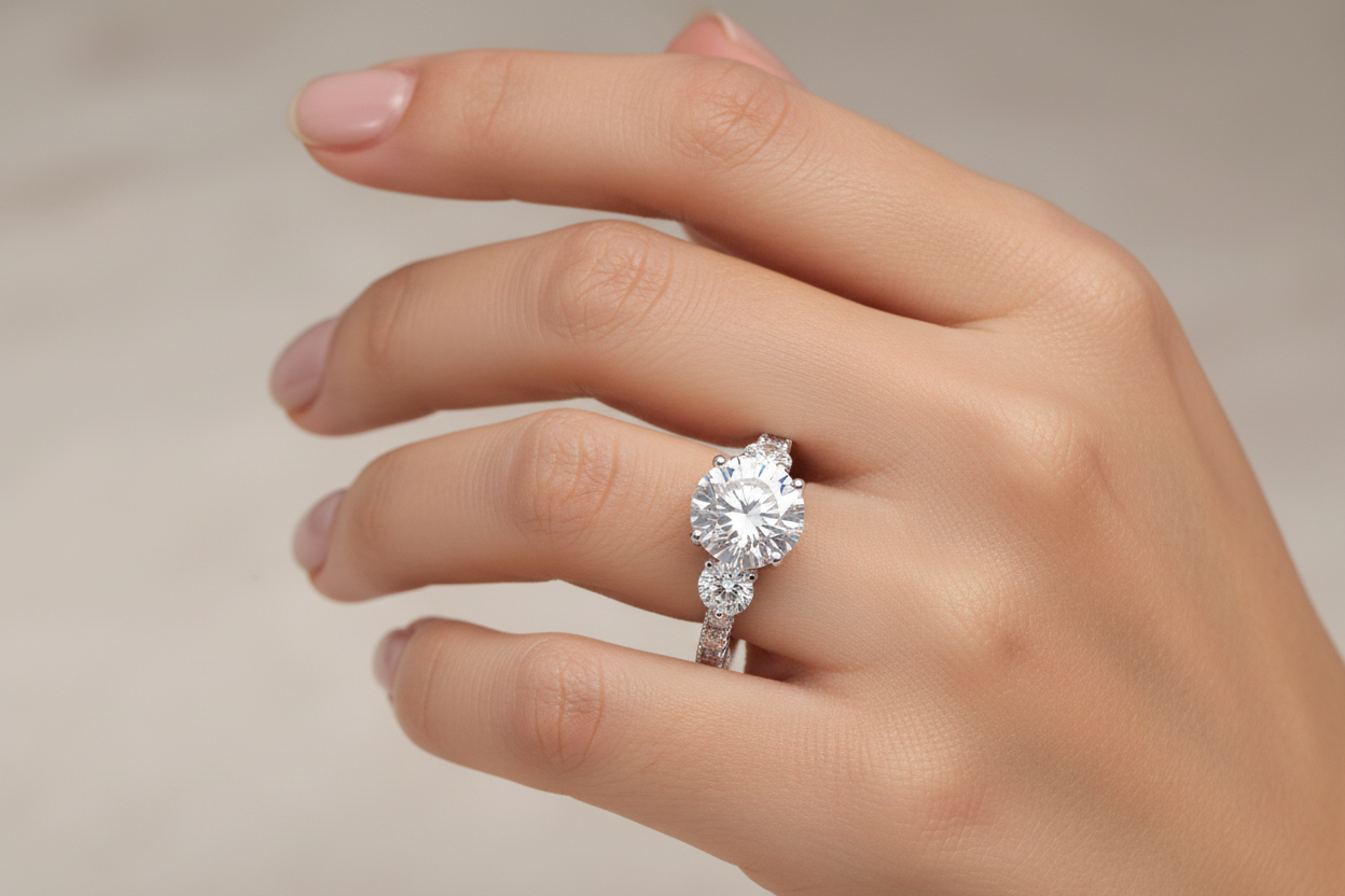 The "Grand Horizon" 5-Carat Halo Masterpiece