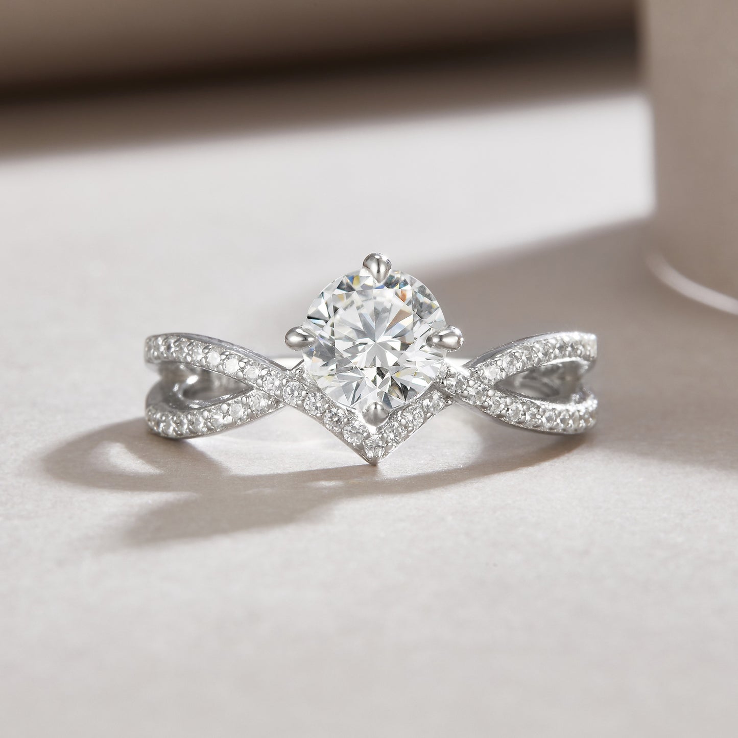 The "Sacred Vow" 2-Carat Moissanite Wedding Band