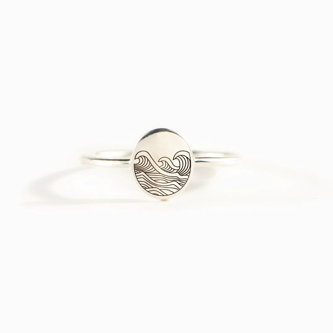 Sea Wave Storm Ring