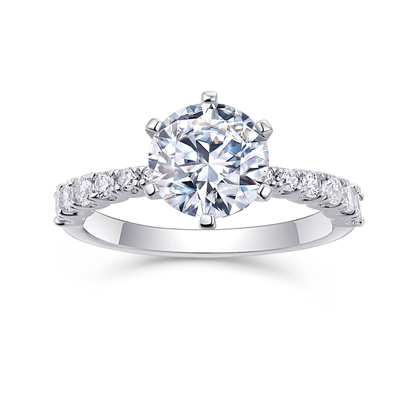 The "Goddess's Blessing" 2-Carat Moissanite Ring