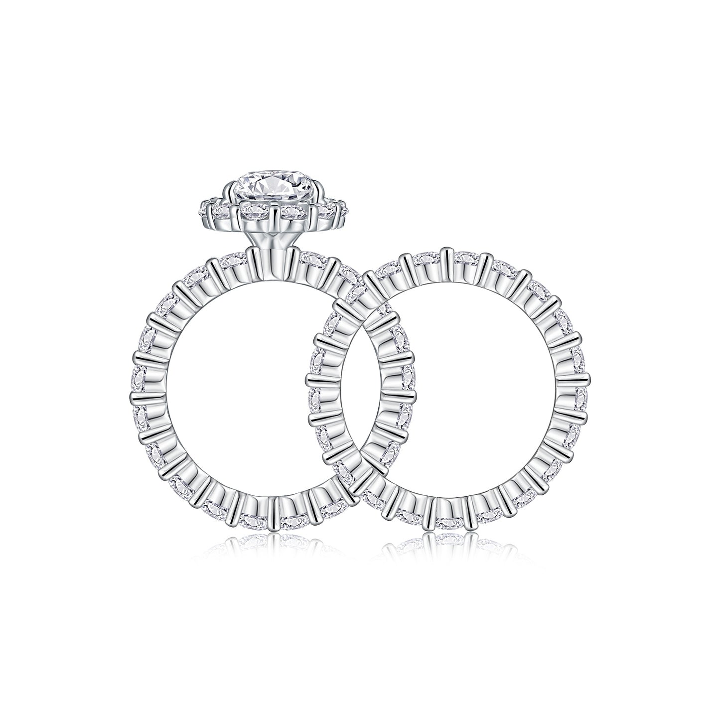 The "Pear-Luxe" Elongating Solitaire