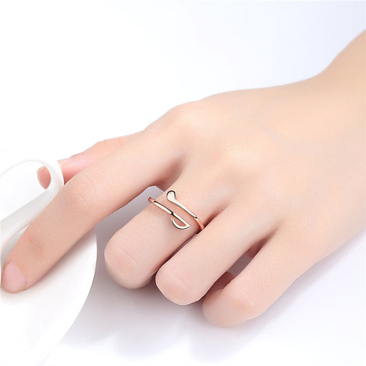 The Melodic Note Adjustable Ring