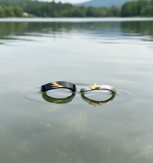 "The Journey" Vintage Couple’s Ring Set