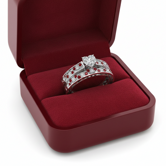 The Crimson Heart & Redwood Couple’s Set