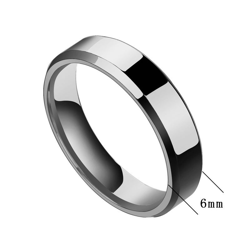 Niche Stainless Steel Couple Rings