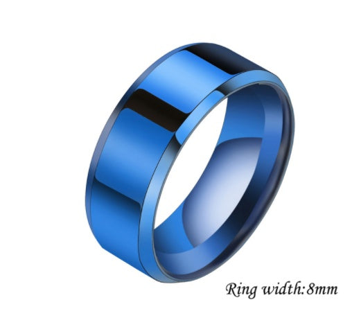 Niche Stainless Steel Couple Rings