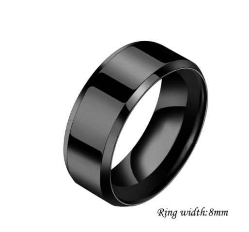 Niche Stainless Steel Couple Rings