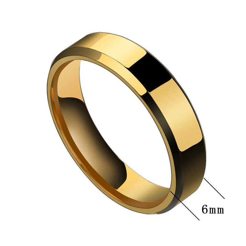 Niche Stainless Steel Couple Rings