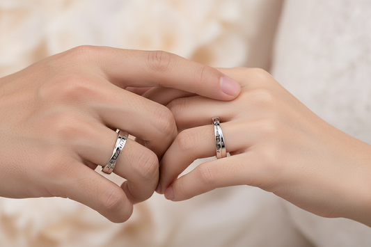 S925 Sterling Silver Couple Rings