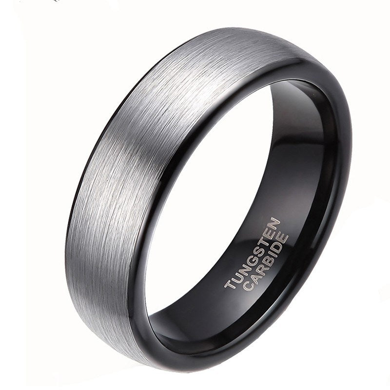 Silver Tungsten Ring