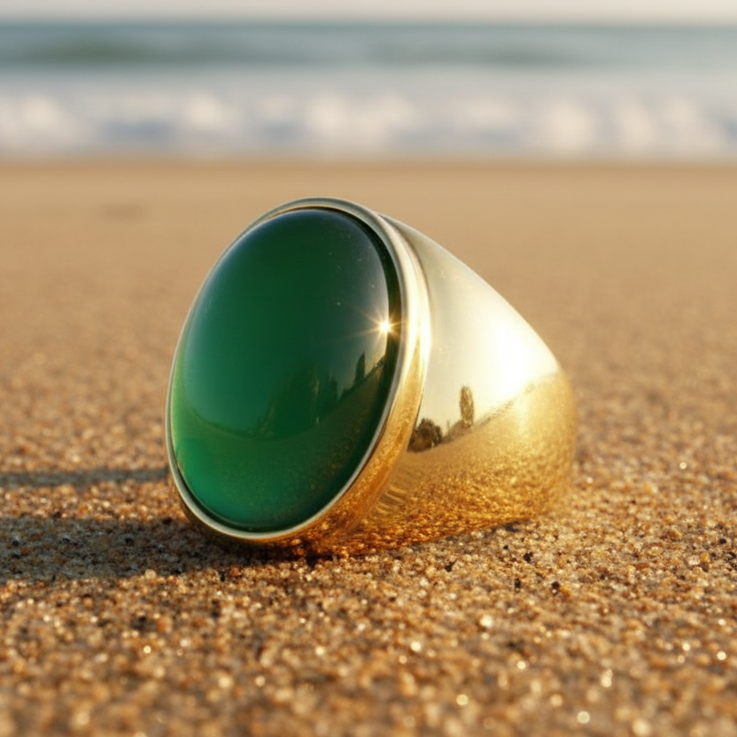 Aura Opal U-Band Statement Ring