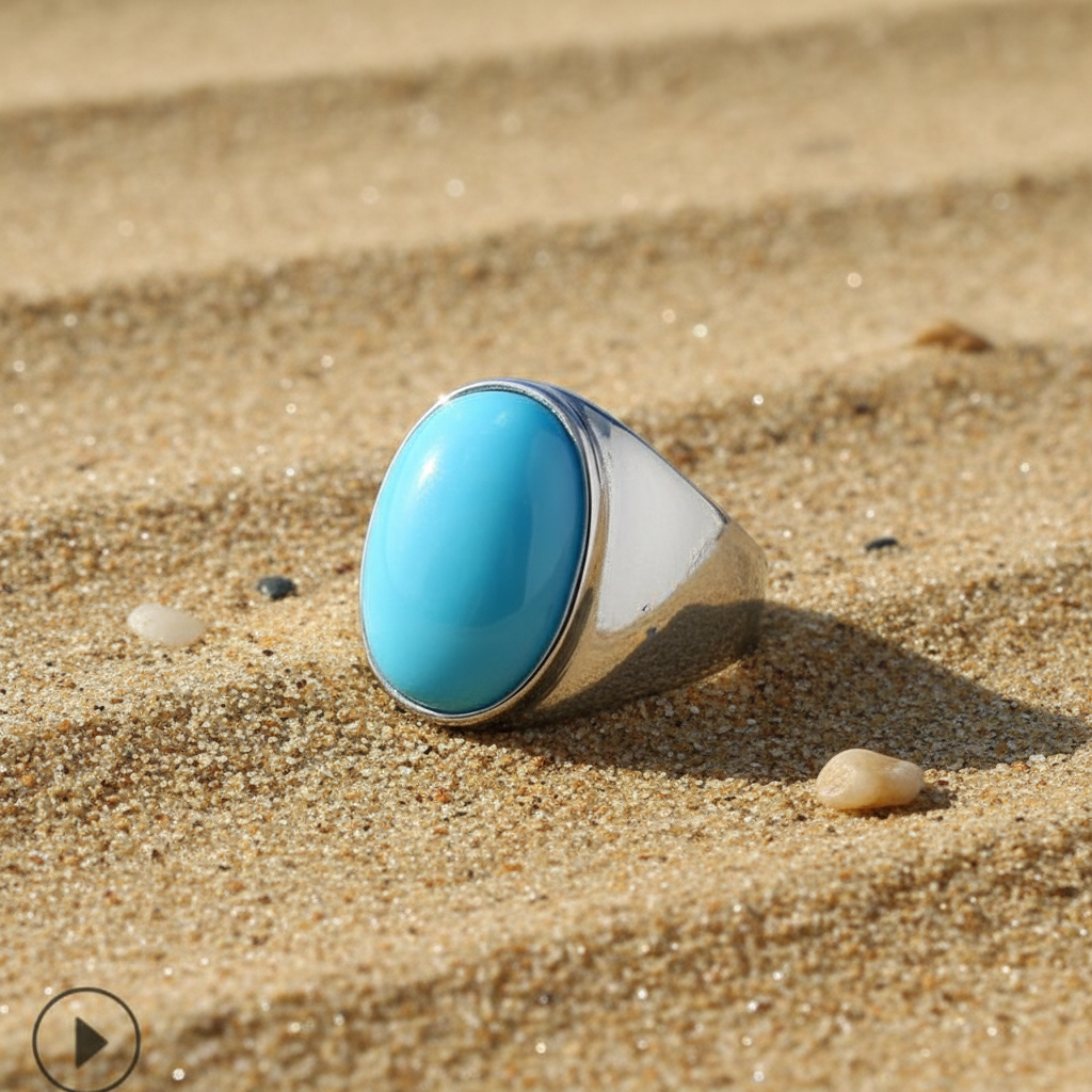 Aura Opal U-Band Statement Ring