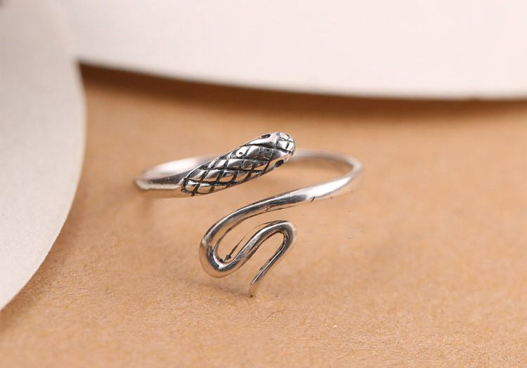 Sterling Silver Small Snake Ring