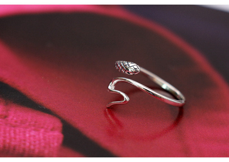 Sterling Silver Small Snake Ring