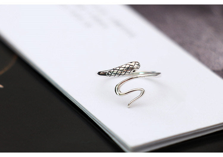 Sterling Silver Small Snake Ring