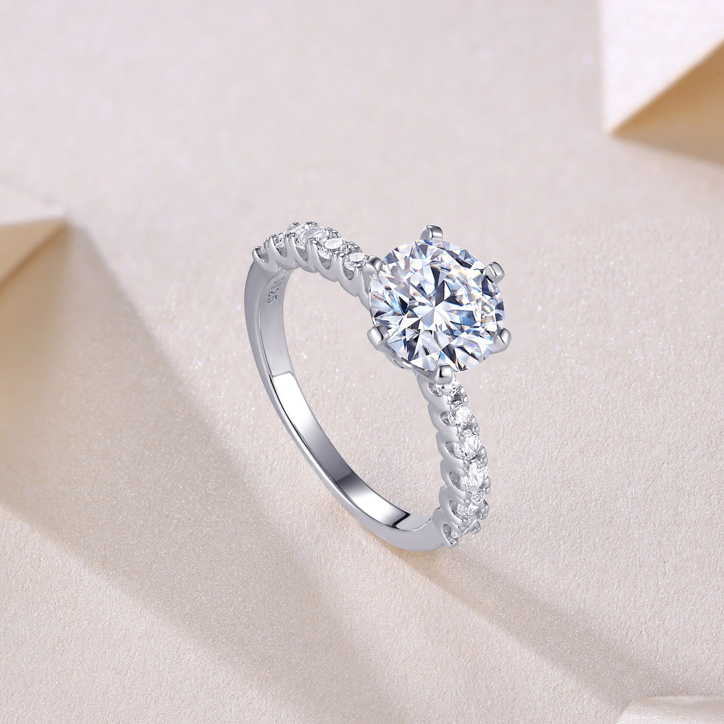 The "Goddess's Blessing" 2-Carat Moissanite Ring