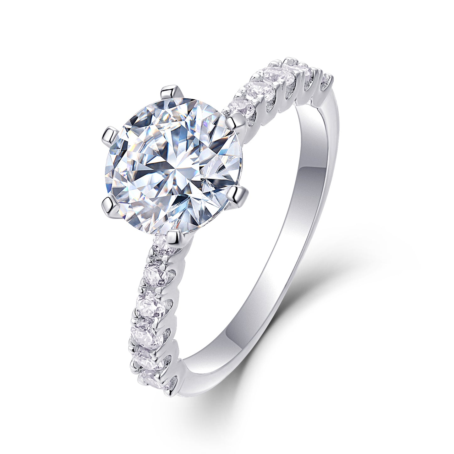 The "Goddess's Blessing" 2-Carat Moissanite Ring