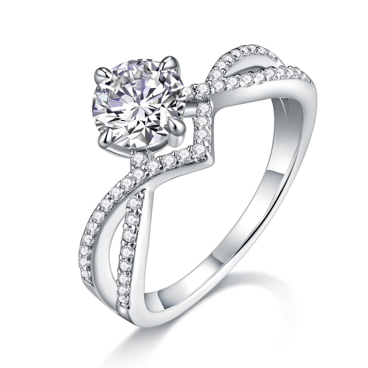 The "Sacred Vow" 2-Carat Moissanite Wedding Band
