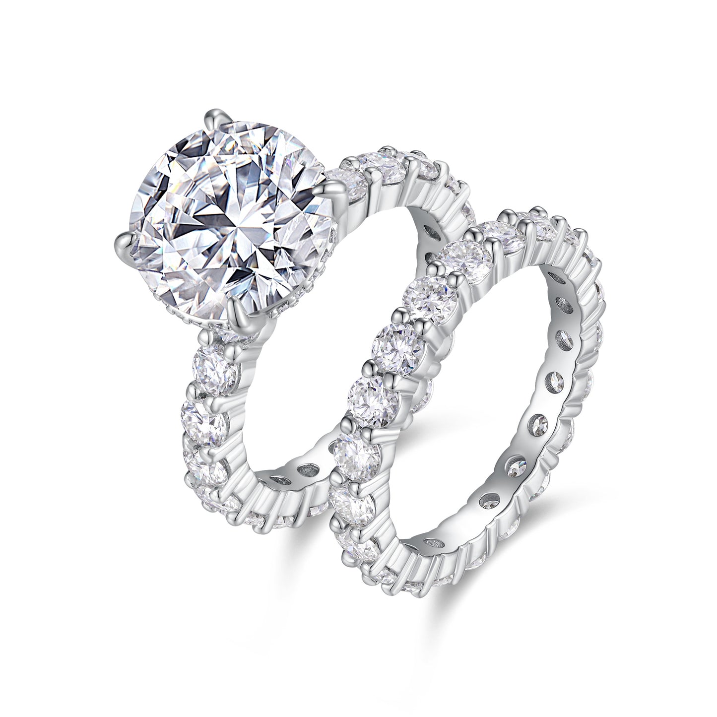 The "Time Vow" 5-Carat Grand Solitaire Set