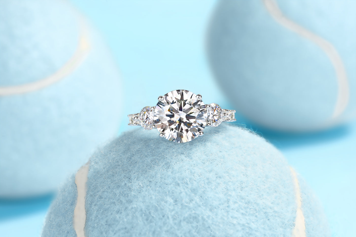 The "Grand Horizon" 5-Carat Halo Masterpiece